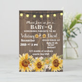 Baby-Q-Einladung Einladung (Stehend Vorderseite)