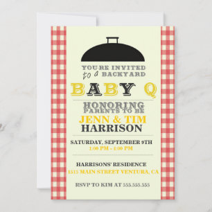 BaBy Q Einladungen für Babyduschen