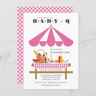 Baby Q Girls Babydusche Einladung