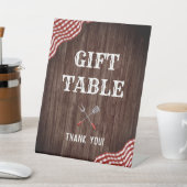 Baby Q GRILLEN Baby Dusche Tafelschild Sockelschild (In SItu)