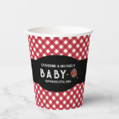 Baby-Q GRILLEN Barbecue Babydusche Pappbecher (Vorderseite)