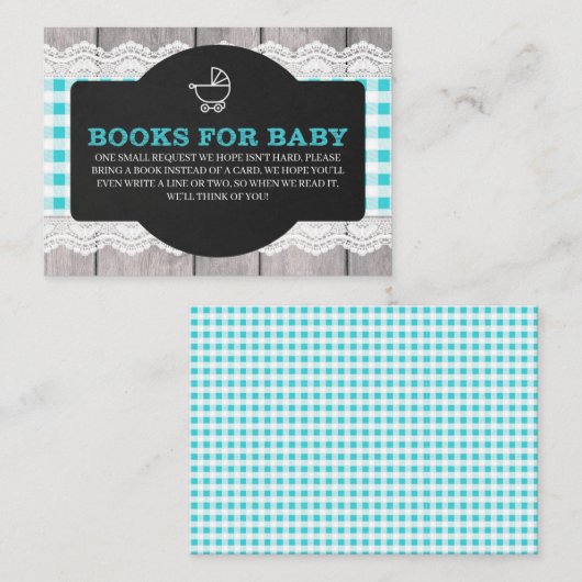 Baby Q GRILLEN Books for Baby Enclosure Card Begleitkarte (Vorne/Hinten)