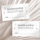 Baby-Q Picnic Backyard Dusche Windel Raffle Begleitkarte