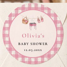 Baby Q Rosa Grill Wäscheleine Baby Shower