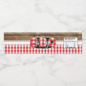 Baby Q Water Flasche Label - Red - Wasserflaschenetikett (Einzelnes Label)