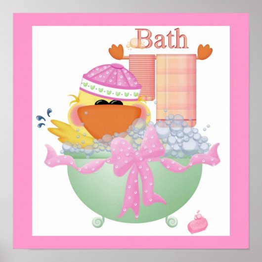 Baby Quack Print Poster (Vorne)