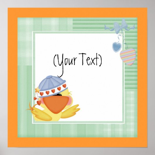 Baby Quack Print Poster (Vorne)