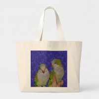 Baby-Quäker-Papageien-Paar-TierTaschen-Tasche
