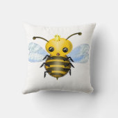 Baby Queen Bee Throw Kissen - individuell anpassba (Rückseite)