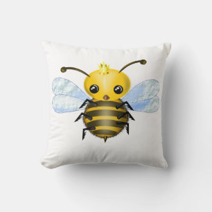 Baby Queen Bee Throw Kissen - individuell anpassba