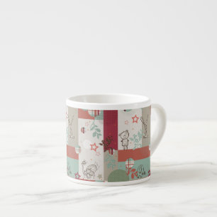 Baby-Quilt-Muster 2 Espressotasse