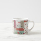 Baby-Quilt-Muster 2 Espressotasse (Rechts)