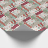 Baby Quilt Muster 2 Geschenkpapier (Ecke)