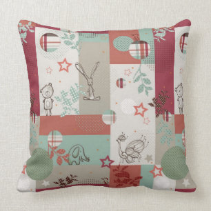 Baby-Quilt-Muster 2 Kissen