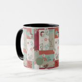 Baby-Quilt-Muster 2 Tasse (Vorderseite Links)