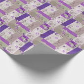 Baby Quilt Pattern Geschenkpapier (Ecke)