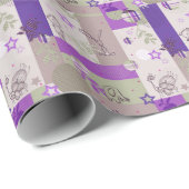 Baby Quilt Pattern Geschenkpapier (Rolleneckpunkt)