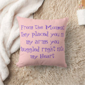 Baby Quote Pillow Kissen (Decke)