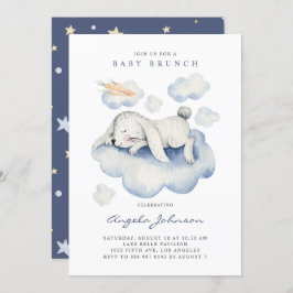 Baby Rabbit Babybrunch Einladung