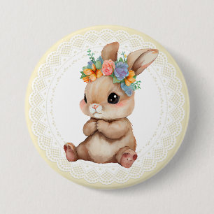 Baby Rabbit Button