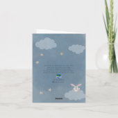 Baby-Rabbit-Karte Karte (Rückseite)