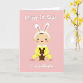 Baby Rabbit Pattern Card Karte (Gelbe Blume)