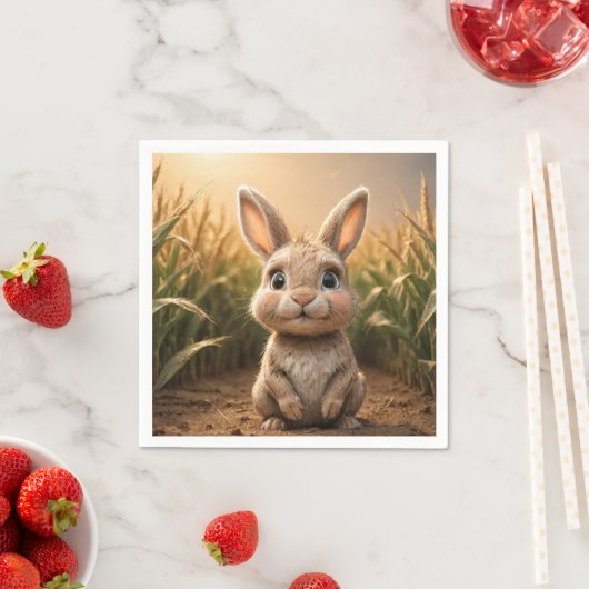 Baby Rabbit Serviette (Beispiel)