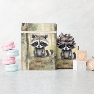 Baby Raccoon Geschenkpapier