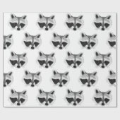 Baby Raccoon Geschenkpapier (Flach)
