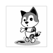 Baby Raccoon Gummistempel (Prägung)