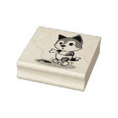 Baby Raccoon Gummistempel (Stempel)