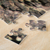 Baby Raccoons Peeking aus Bäume Puzzle (Seite)