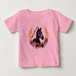 Baby Racehorse Stute gewinnt Rennen Baby T-shirt