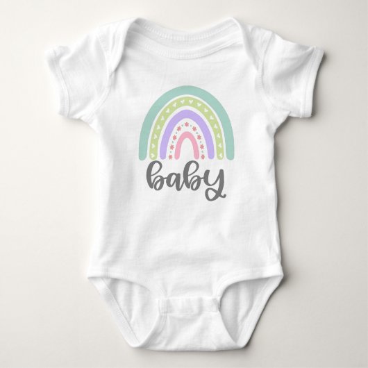 Baby Rainbow Baby Strampler (Vorderseite)