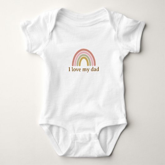 Baby Rainbow Bodysuit Baby Strampler (Vorderseite)