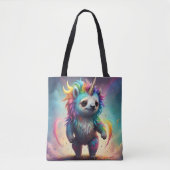 Baby Rainbow Unicorn Sloth Tasche (Vorderseite)
