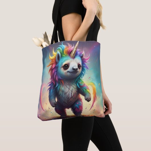 Baby Rainbow Unicorn Sloth Tasche (Von Nahem)