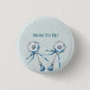 Baby Rattle Mama zu sein Button