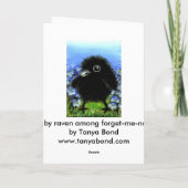 Baby raven karte (Rückseite)