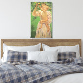 Baby Reaching für einen Apple von Mary Cassatt Leinwanddruck (Insitu (Schlafzimmer))
