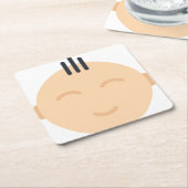 Baby Rechteckiger Pappuntersetzer (angewinkelt)