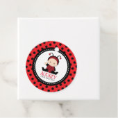Baby Red Ladybug First Birthday Baby Shower Geschenkanhänger (Beispiel)