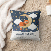 Baby Red Panda Moon Kinderzimmer Kissen (Decke)