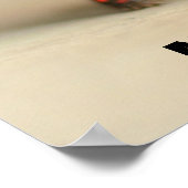 Baby Redfoot Tortoise Poster (Ecke)