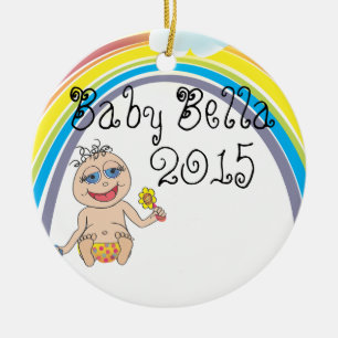 Baby-Regenbogen-Cartoon Keramikornament