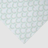 Baby Regenbogen Pastellblau Seidenpapier (Detail)