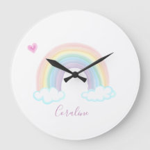 BABY-REGENBOGEN-WATERCOLOR-UHR