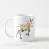 Baby-Regenbogenzebras-Tasse Kaffeetasse (Links)