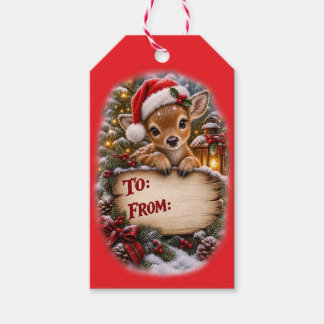 Baby-Reh-Weihnachts-Geschenkanhänger Geschenkanhänger