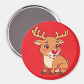 Baby reindeer magnet (Vorderseite/Rückseite)